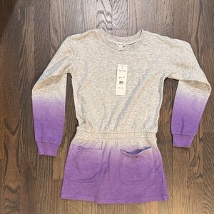 NWT Splendid Heather Gray Sweatshirt Top with Label Detail